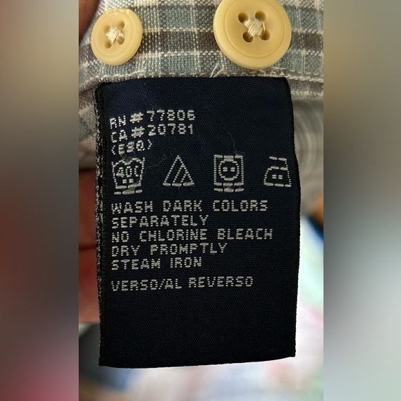 Tommy Hilfiger Casual Button Down Plaid Shirt Size XL - Picture 5 of 7